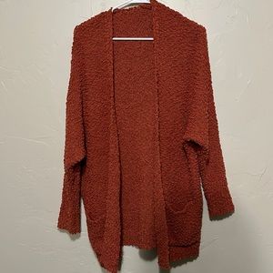 Comfortable Brick Red Sweater